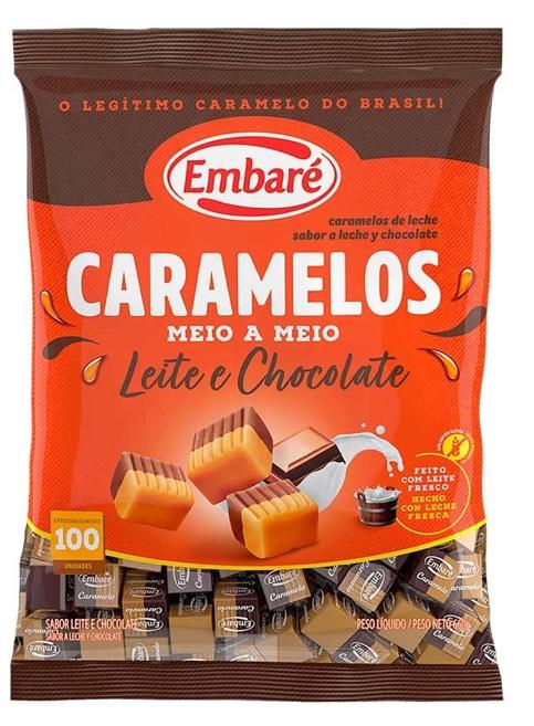 CARAMELO EMBARE MEIO A MEIO CHOC 660GR