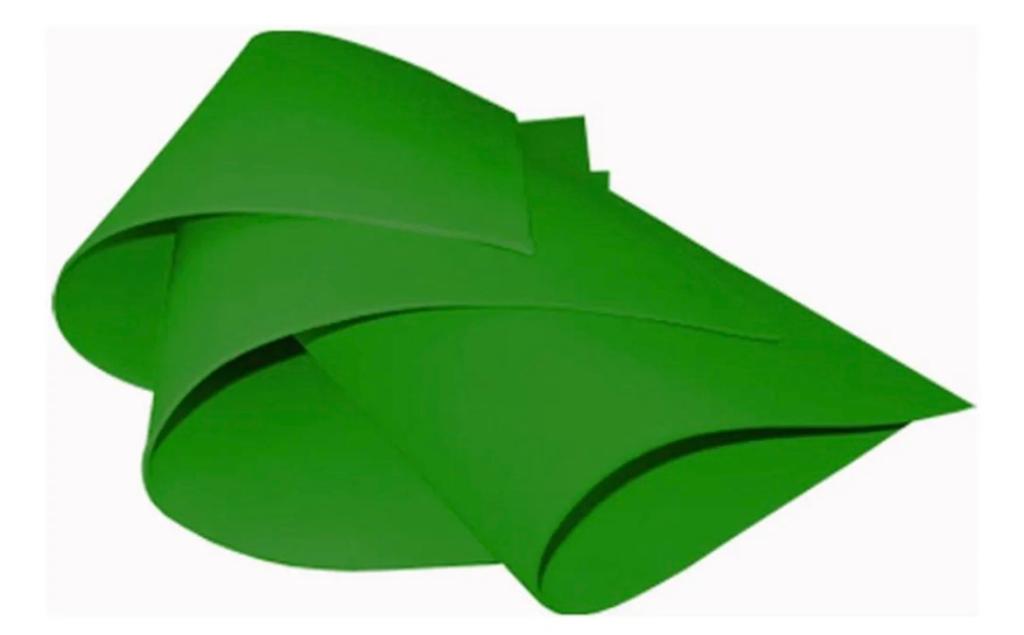 BORRACHA EVA LISO VERDE BANDEIRA 40X48 UN