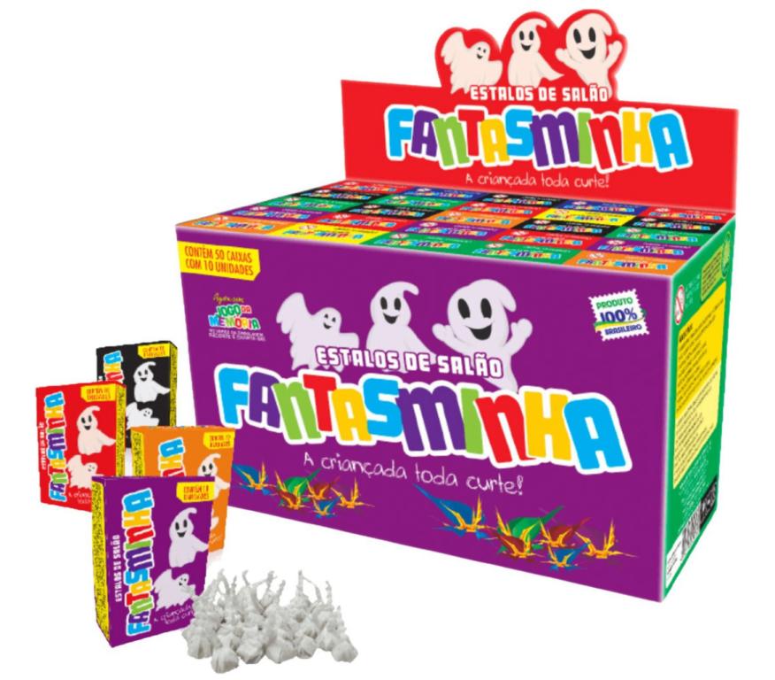 ESTALOS FANTASMINHAS 50X10UN