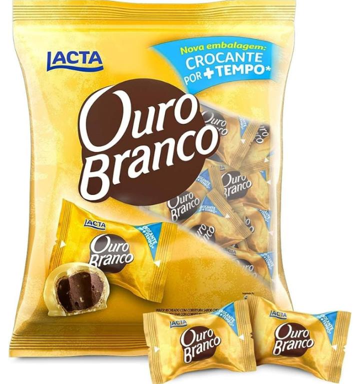 BOMBOM LACTA OURO BRANCO 1KG