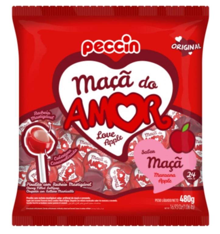 PIRULITO PECCIN MACA DO AMOR 480G