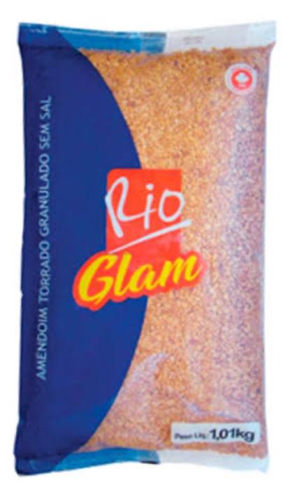 AMENDOIM GLAM TORRADO GRANULADO S/ SAL 1,01KG