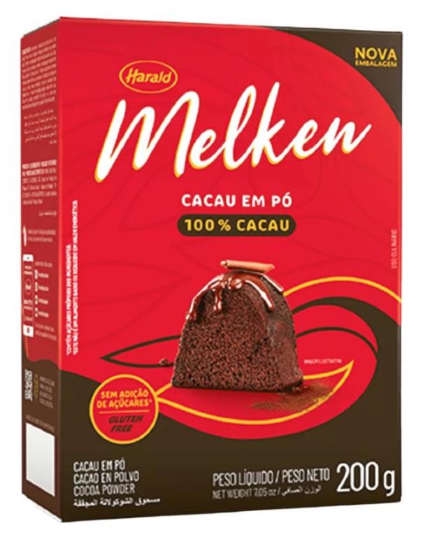 CACAU PO 100% MELKEN 200G