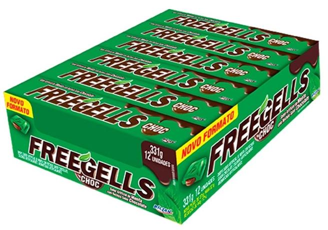 DROPS FREEGELLS PLAY CHOC MENTA C/12UN