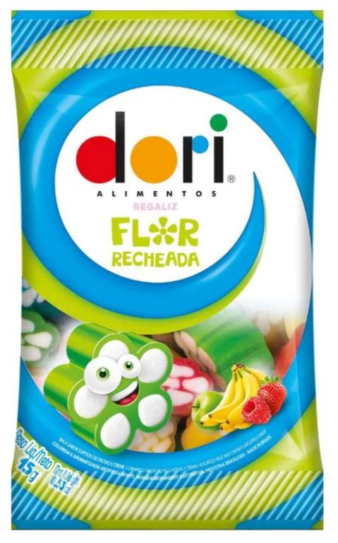BALA DORI REGALIZ MINI FLOR 15GR
