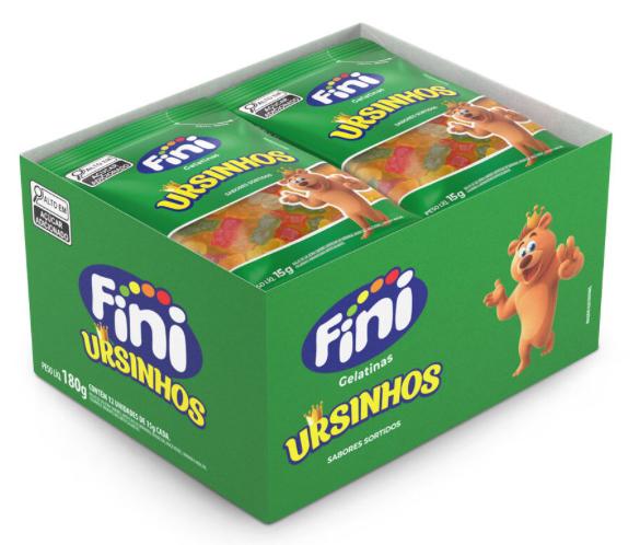 BALA FINI GELATINA URSINHOS 15GR