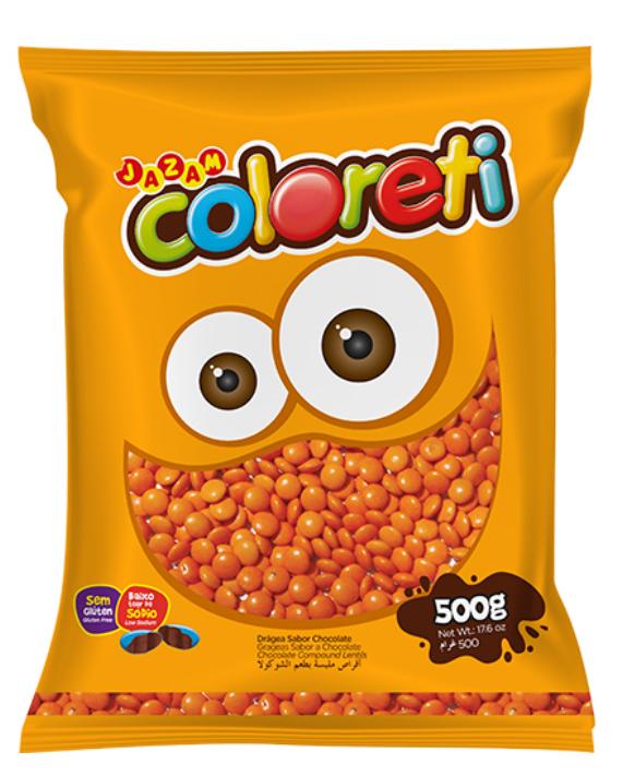 COLORETI MINI LARANJA 500G