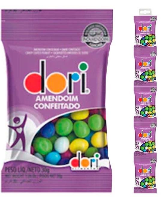 AMENDOIM DORI CARTELA COLORIDO 30G