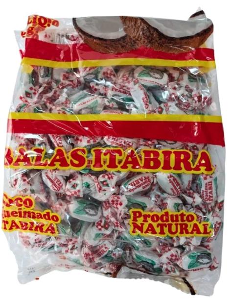 BALA DE COCO QUEIMADO ITABIRA 600G