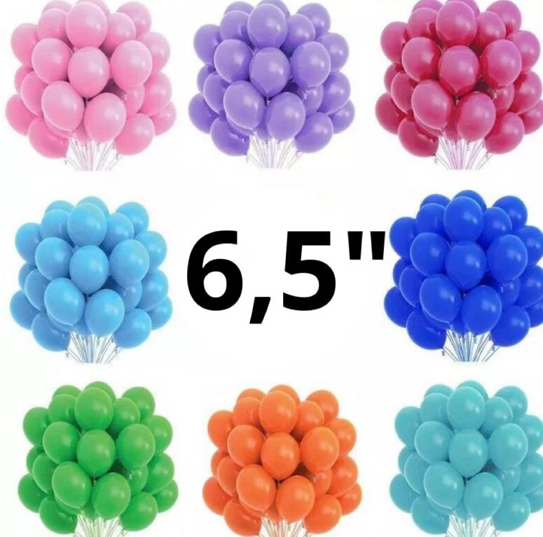 BALAO LISO TOP PIC PIC N°6.5 SORTIDO C/50UN