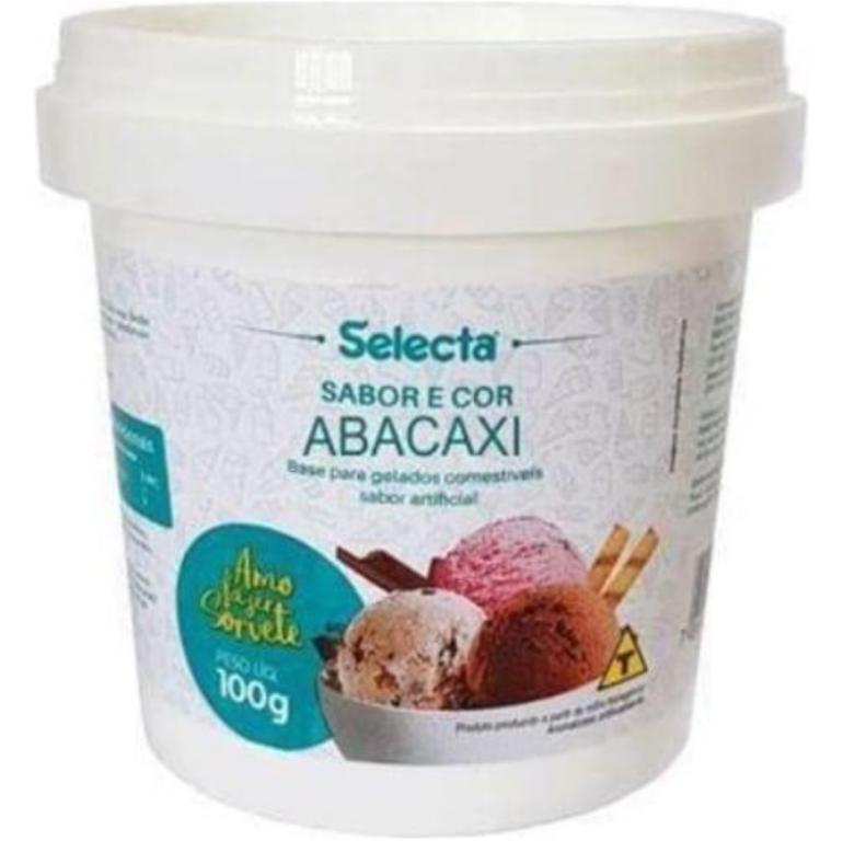 PREPARO P/ SORVETE SELECTA ABACAXI 100G