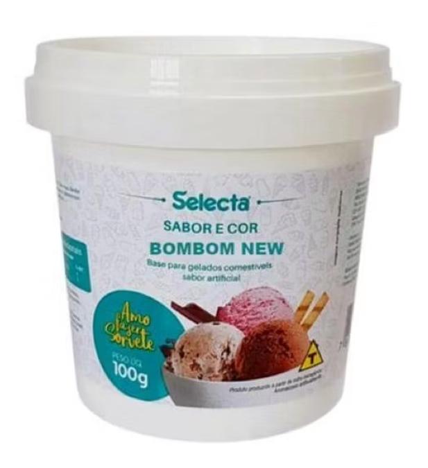 PREPARO P/ SORVETE SELECTA BOMBOM NEW 100G