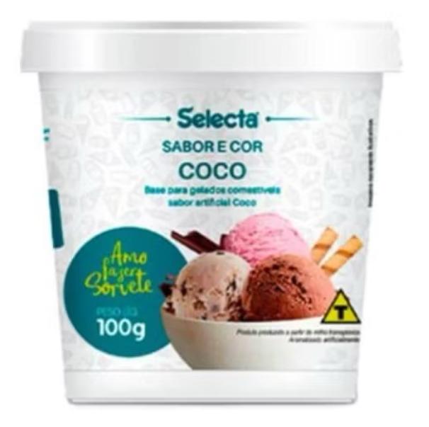 PREPARO P/ SORVETE SELECTA COCO 100G