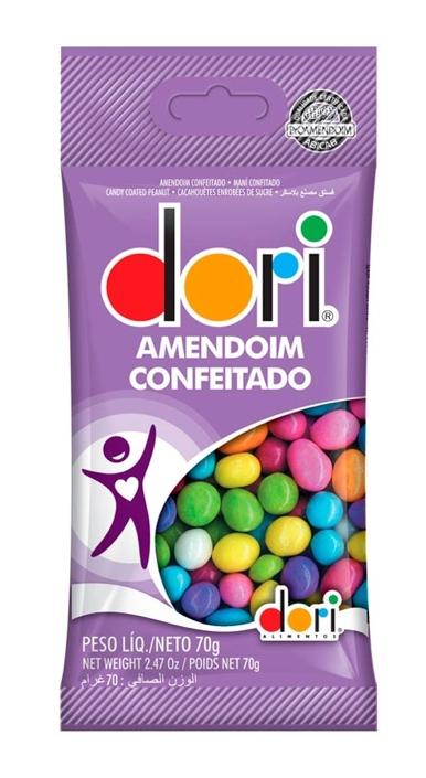 AMENDOIM DORI COLORIDO CONF. 70G