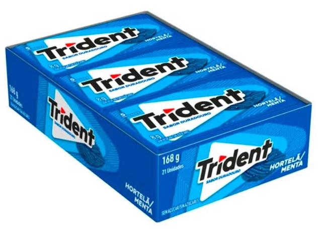 CHICLE TRIDENT HORTELA 8G C/21UN