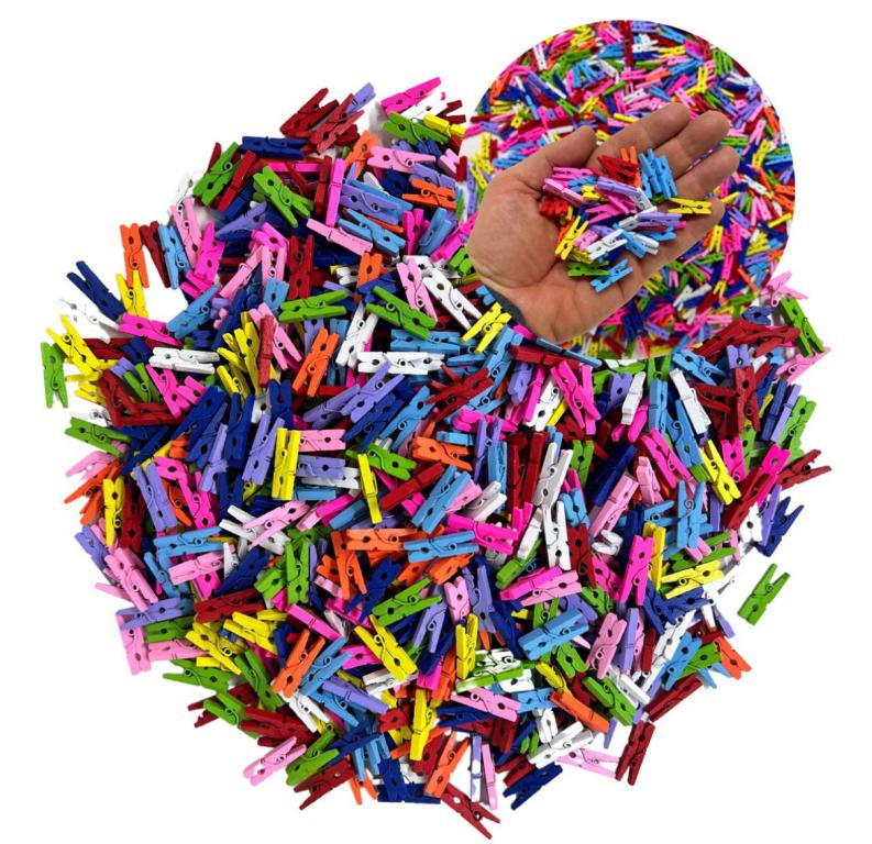 MINI PREGADOR COLORIDO C/24UN