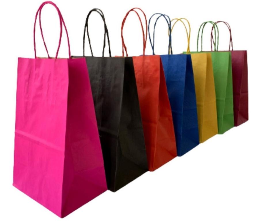 SACOLA PAPEL SURPRESA 18X22X9 OURO C/10UN