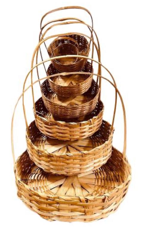 CESTA FRALDEIRA REDONDA 20CM