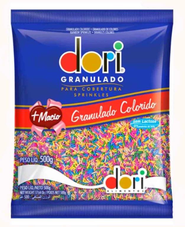 GRANULADO DORI CONFEITO COLORIDO 500G