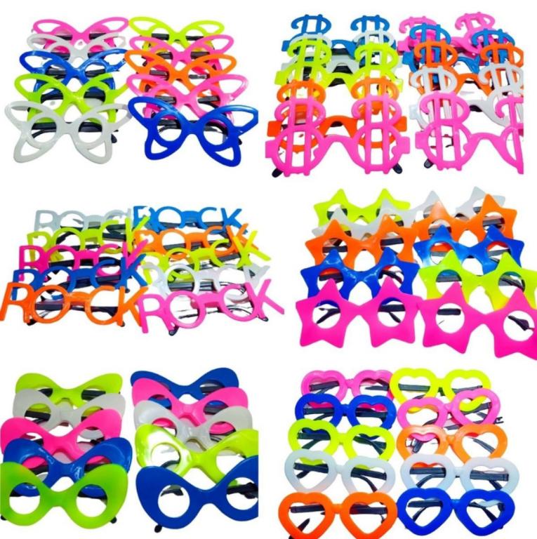 OCULOS PLASTICO DIVERTIDO ESTRELA