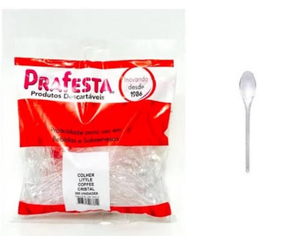 COLHER LITTLE COFFEE PRAFESTA C/100UN