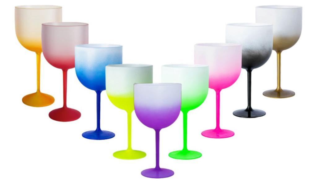 TACA DE GIN DEGRADE AZUL 600ML