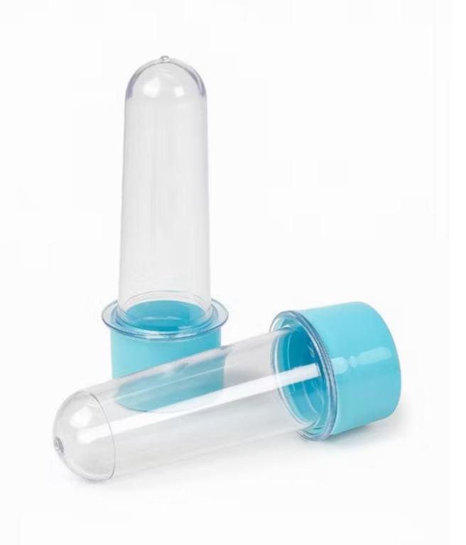 TUBETE 8CM AZUL BEBE C/10UN