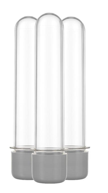 TUBETE 8CM PRATA C/10UN