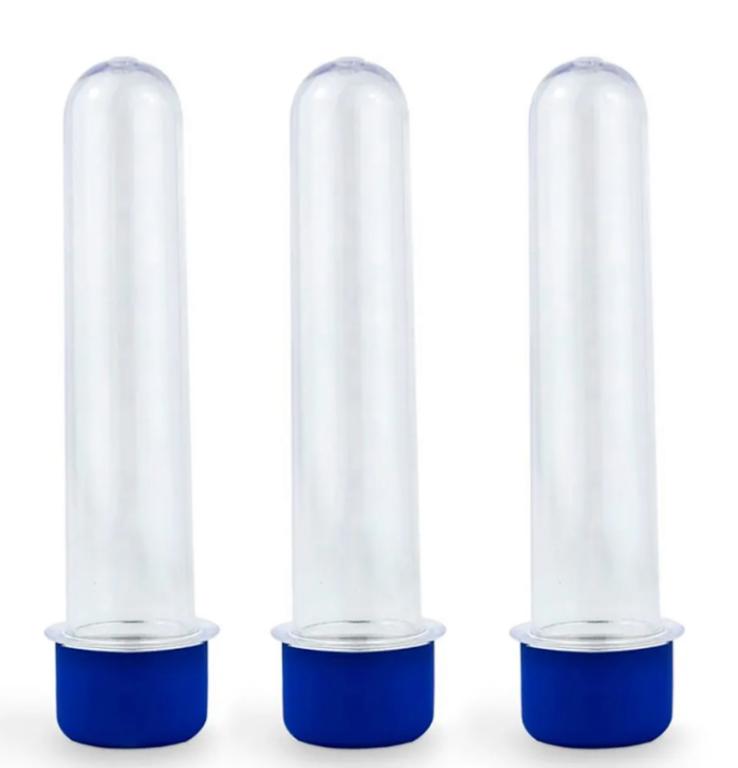 TUBETE 8CM AZUL BIC C/10UN
