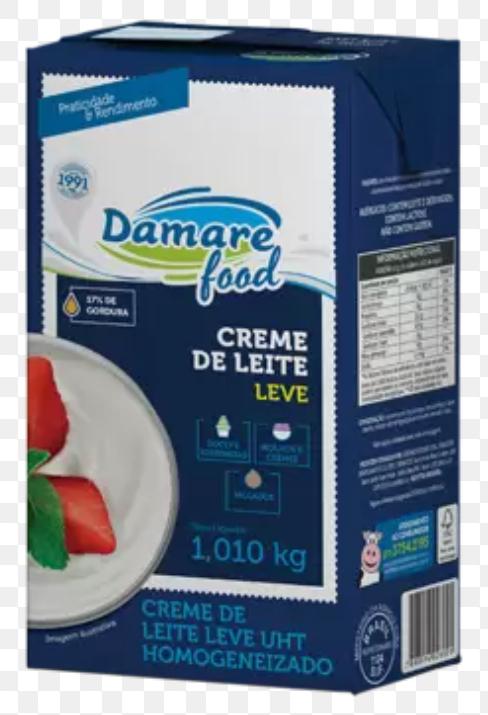 CREME DE LEITE DAMARE LEVE UHT 17% 1,01KG