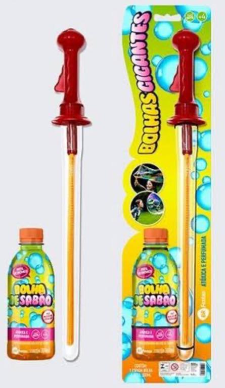 ESPADA BOLHA DE SABAO C/REFIL 300ML