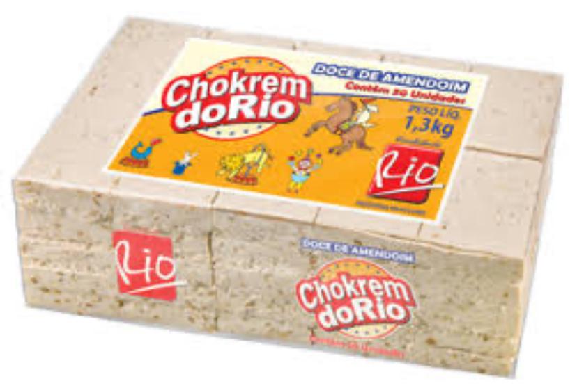 DOCE DE AMENDOIM CHOKREM RIO PACOTE 1,01KG