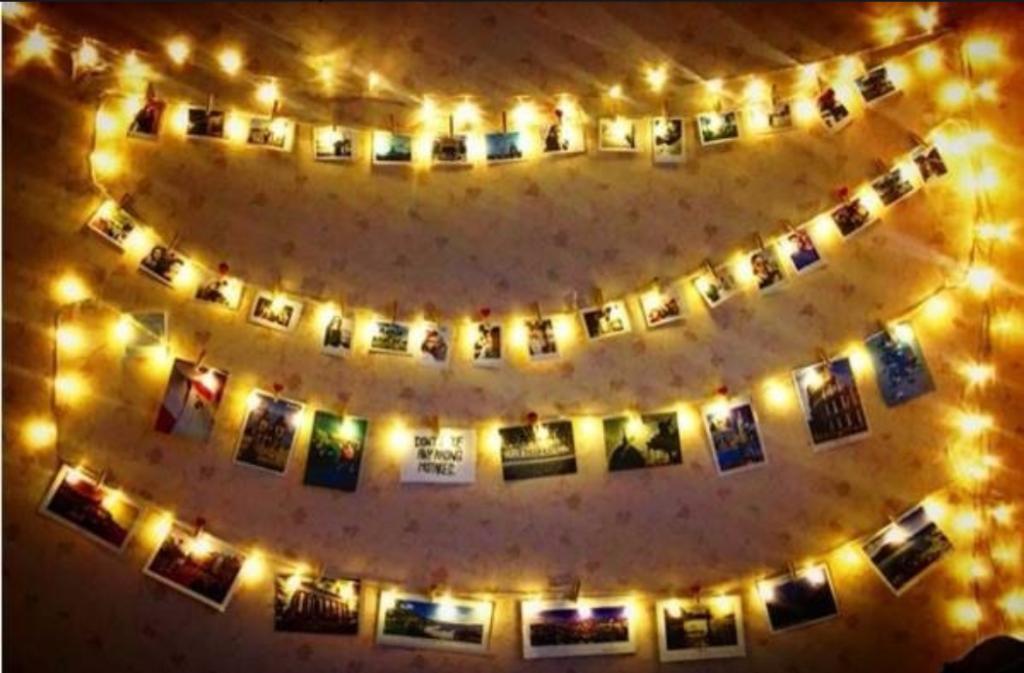 CORDAO LED PRENDEDORES LUZ AMARELA