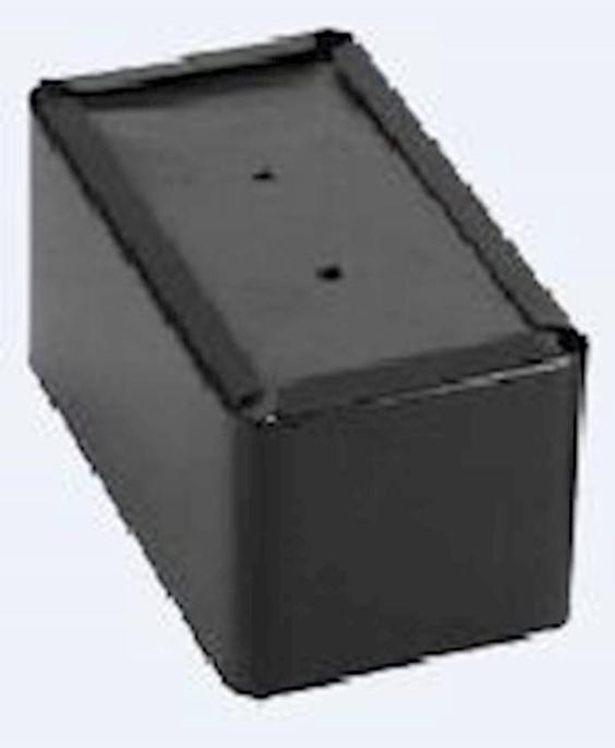 GUARDANAPEIRO PLASTICO DEITADO PRETO