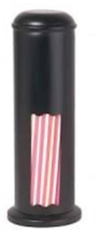 PORTA CANUDO PLASTICO PRETO