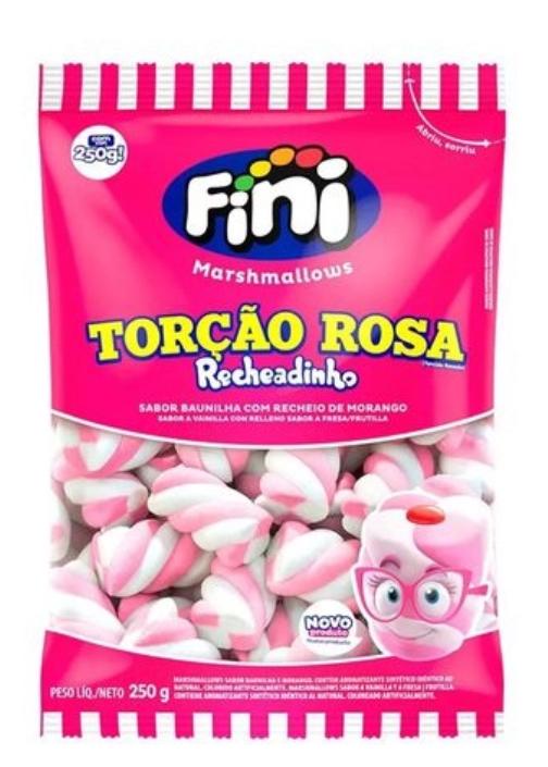 MARSHMALLOW FINI RECH. TORCAO ROSA/BCO 250GR
