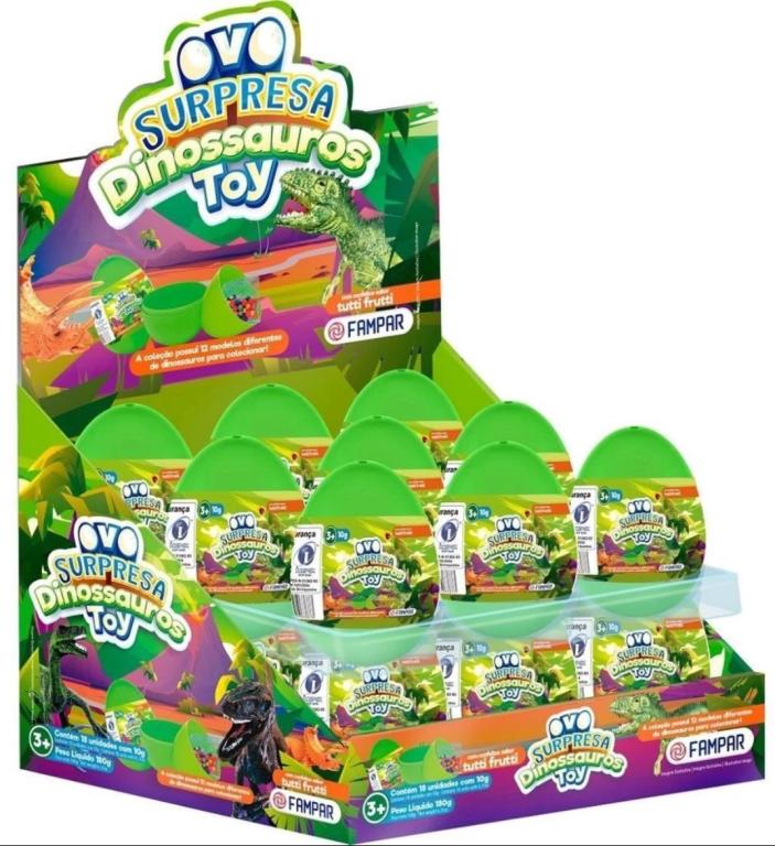 OVO SURPRESA DINOSSAUROS TOY