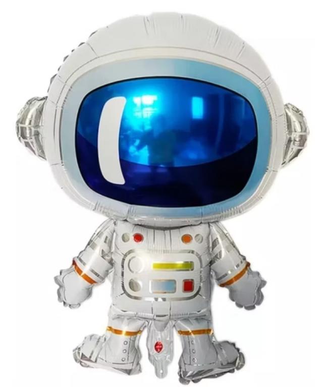 BALAO METALIZADO ASTRONAUTA 75CM