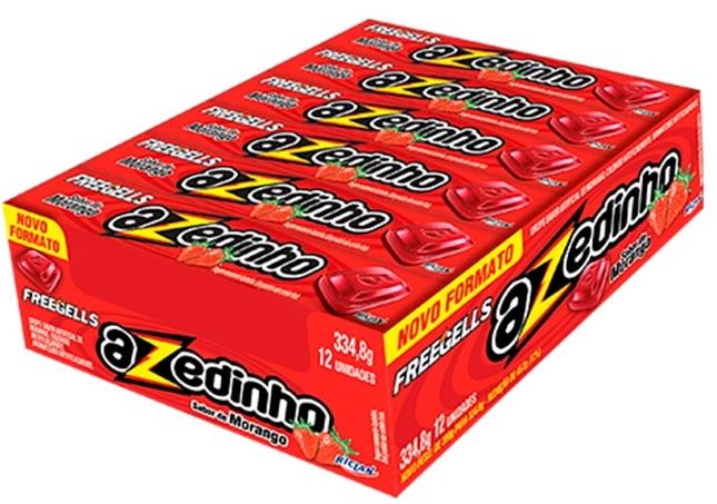 DROPS FREEGELLS PLAY AZEDINHO MORANGO C/12UN