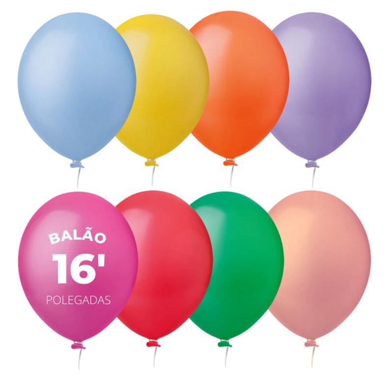 BALAO LISO RED. PIC PIC N°16 BRANCO C/12UN