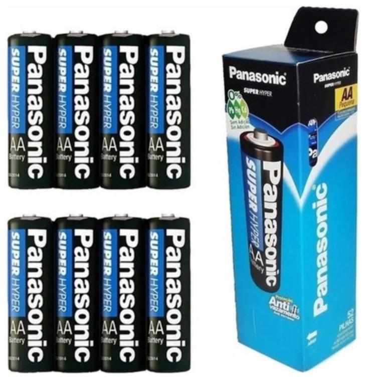 PILHA PANASONIC PALITO AAA C/04UN