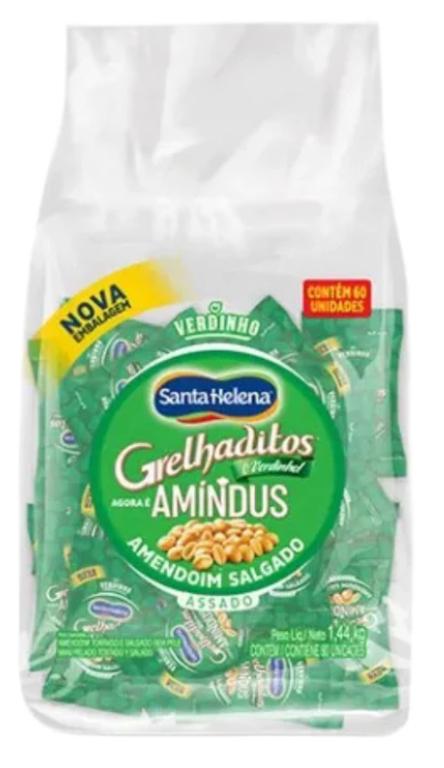 AMENDOIM GRELHADITOS SANTA HELENA 60X24GR