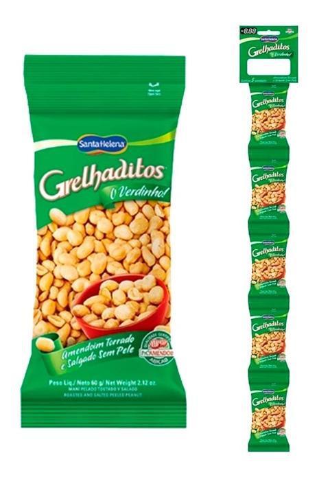 AMENDOIM GRELHADITOS SANTA HELENA 60X24GR