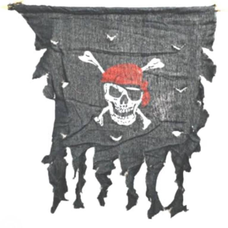 FLAMULA PIRATA - 57,5 X 51,5 CM