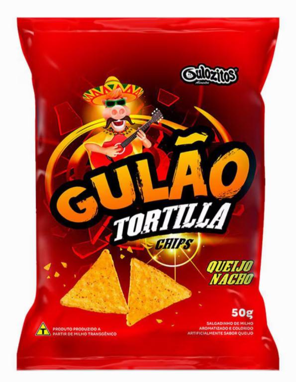 GULAO TORTILLA QUEIJO NACHO 50GR