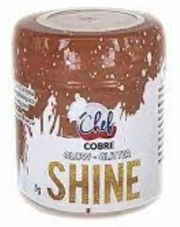 GLITTER COMESTIVEL CHEF GLOW COBRE 5GR