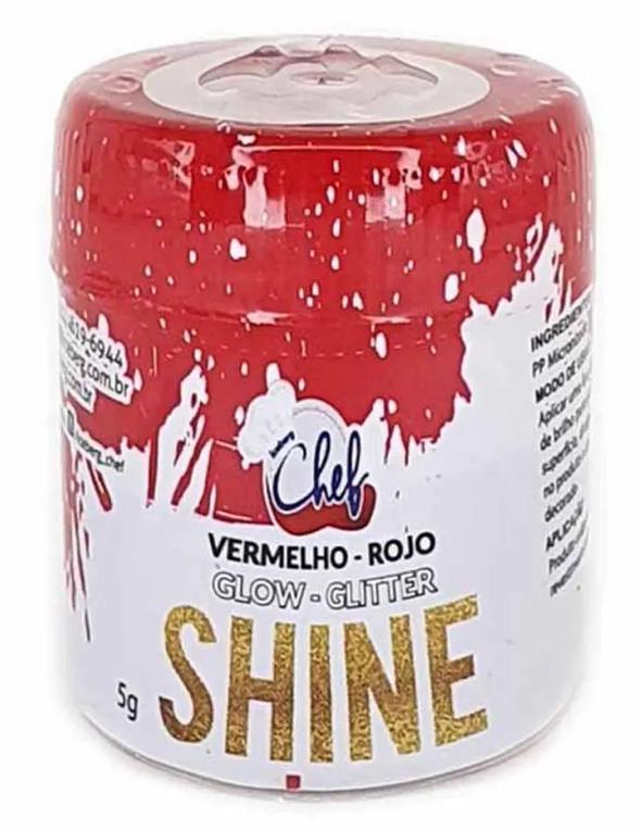 GLITTER COM. ICEBERG GLOW VERMELHO 5GR