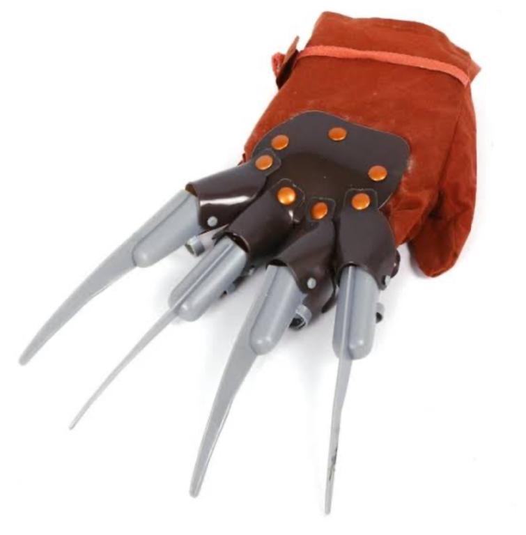 LUVA HALLOWEEN MODELO DEDOS