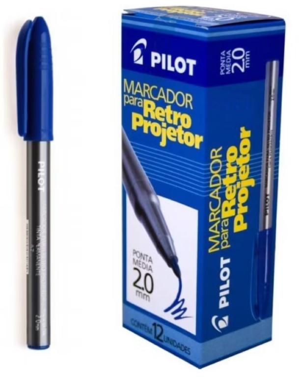 PINCEL RETROPROJETOR PILOTO P.FINA AZUL