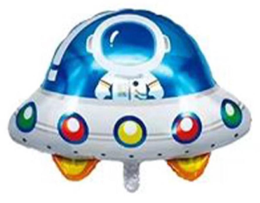 BALAO METALIZADO DISCO VOADOR 60,4X52CM